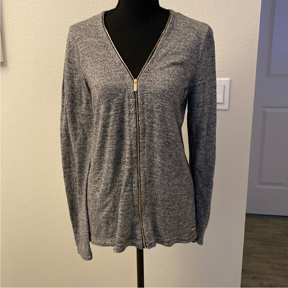 Calvin Klein sweater zip up Black/Gray